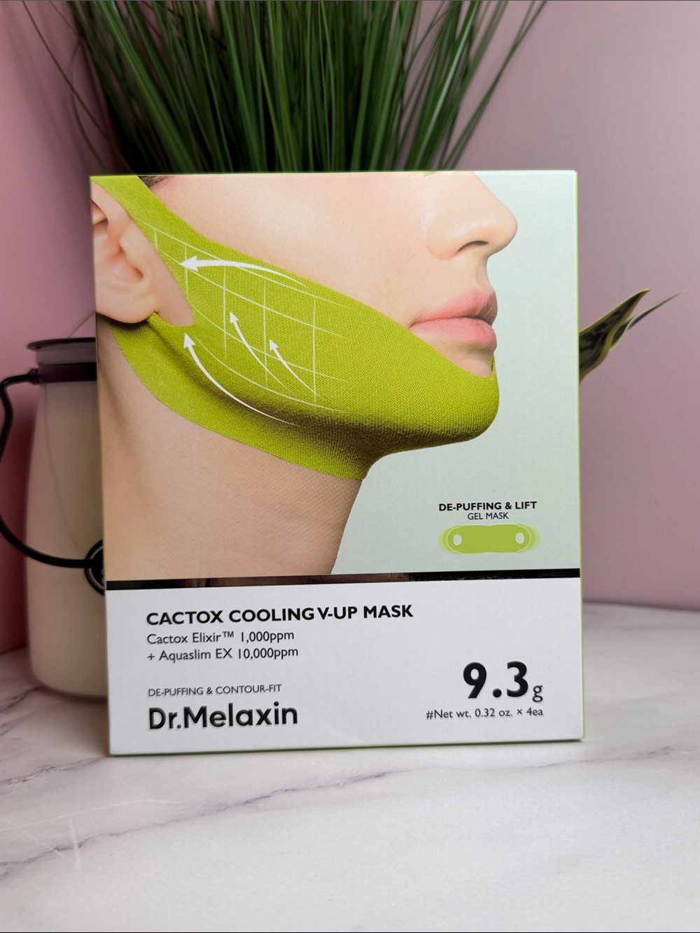 Cactox Cooling V-Up Mask — Green